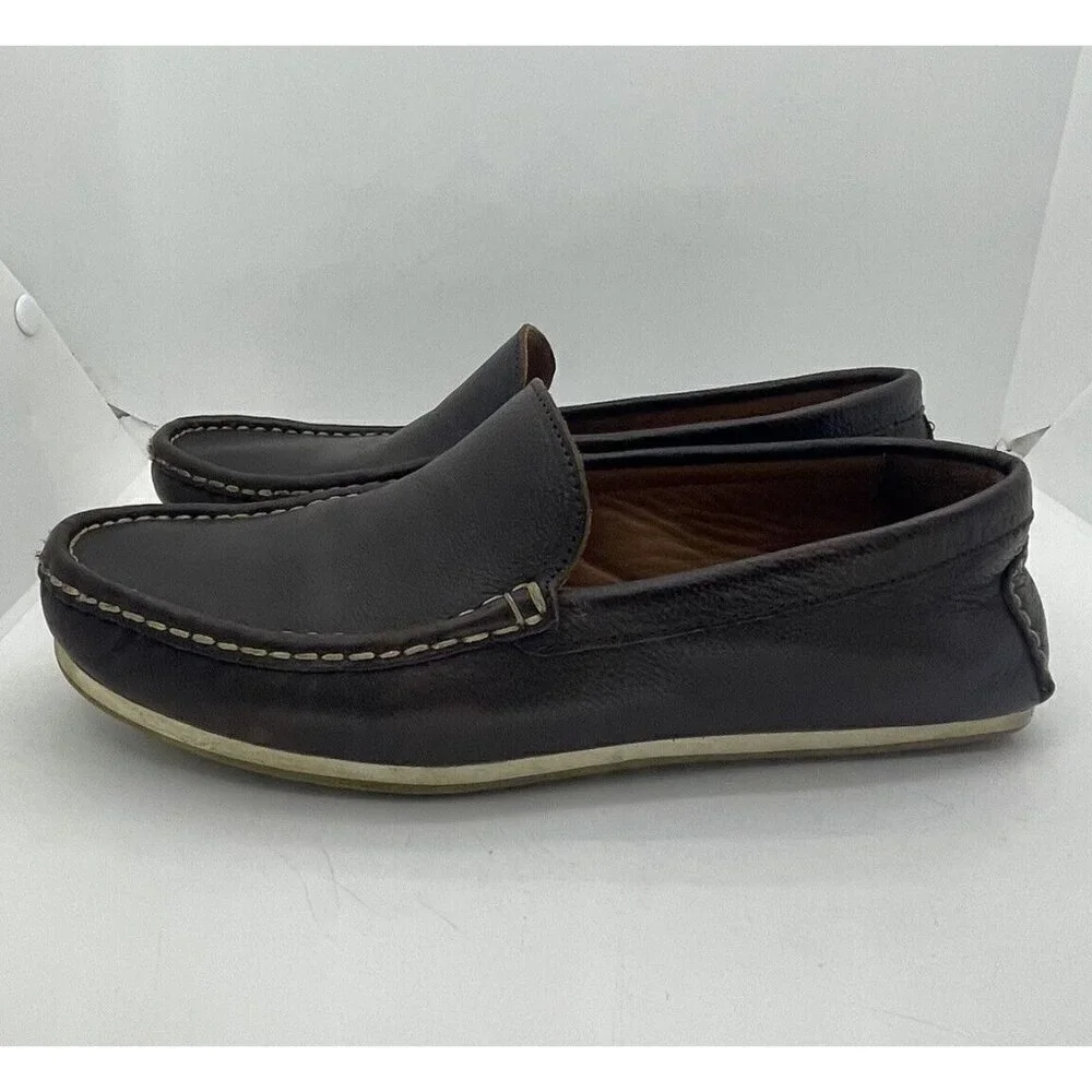 Allen Edmonds Driving Loafer Dark Brown Leather Men's Sz 8 D 60412 Casual Shoes